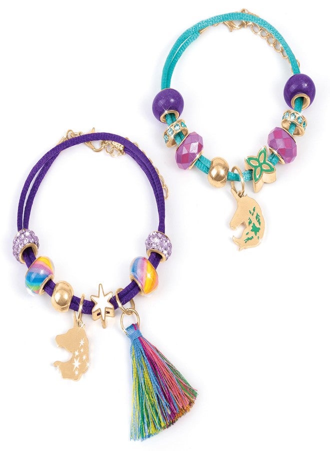 Make It Real: Unicorn Academy: Enchanted Charms Bracelet Kit - 20pc DIY Jewelry Craft, Make 2 Charm & Bead Bracelets, Netflix Series, Girls & Kids 8+ - Image 4